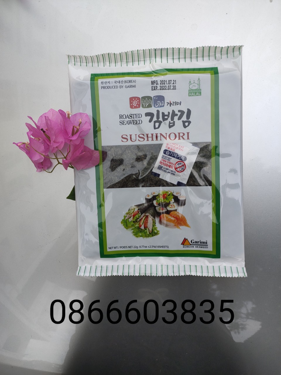 Rong biển cuộn cơm hàn quốc suri kimpap hàn quốc 10 lá