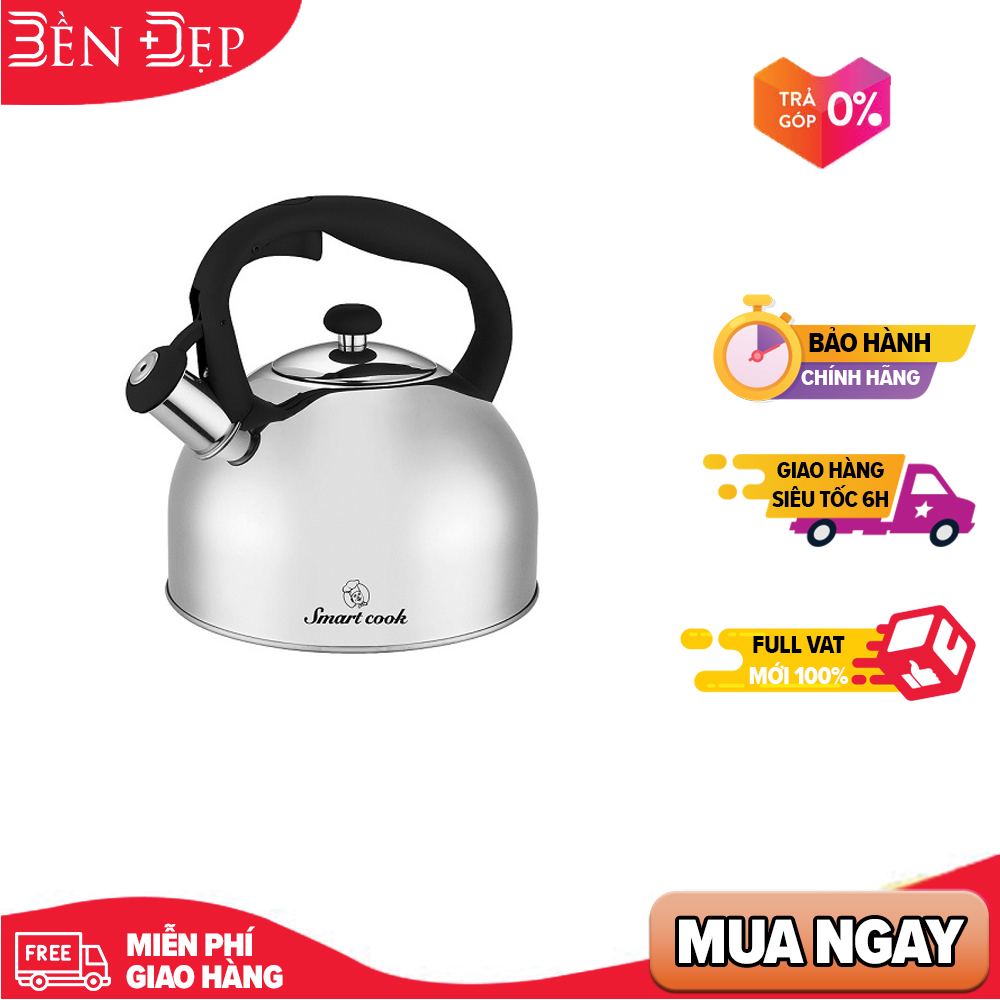 Ấm đun nước siêu tốc smartcook 2.5l sm3374
