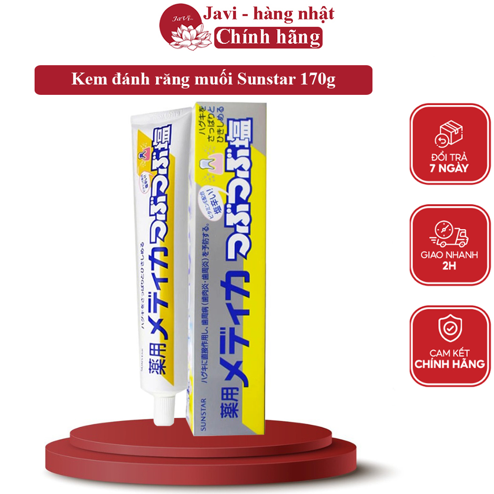 Kem đánh răng muối cao cấp Sunstar Nhật Bản (170g)