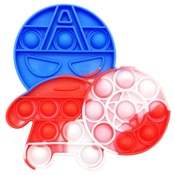 Đồ chơi pop it nhiều màu 6901 - hình captain america