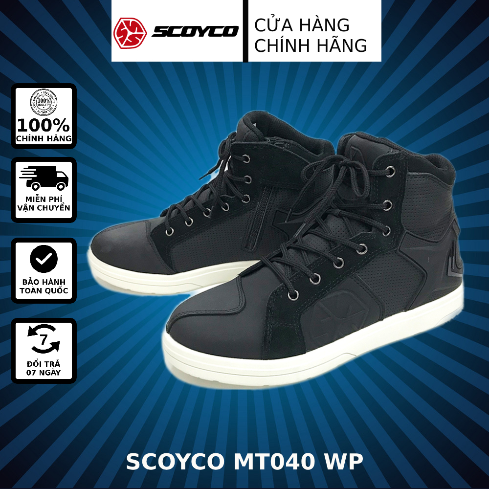 Giày motor chống nước scoyco mt040wp