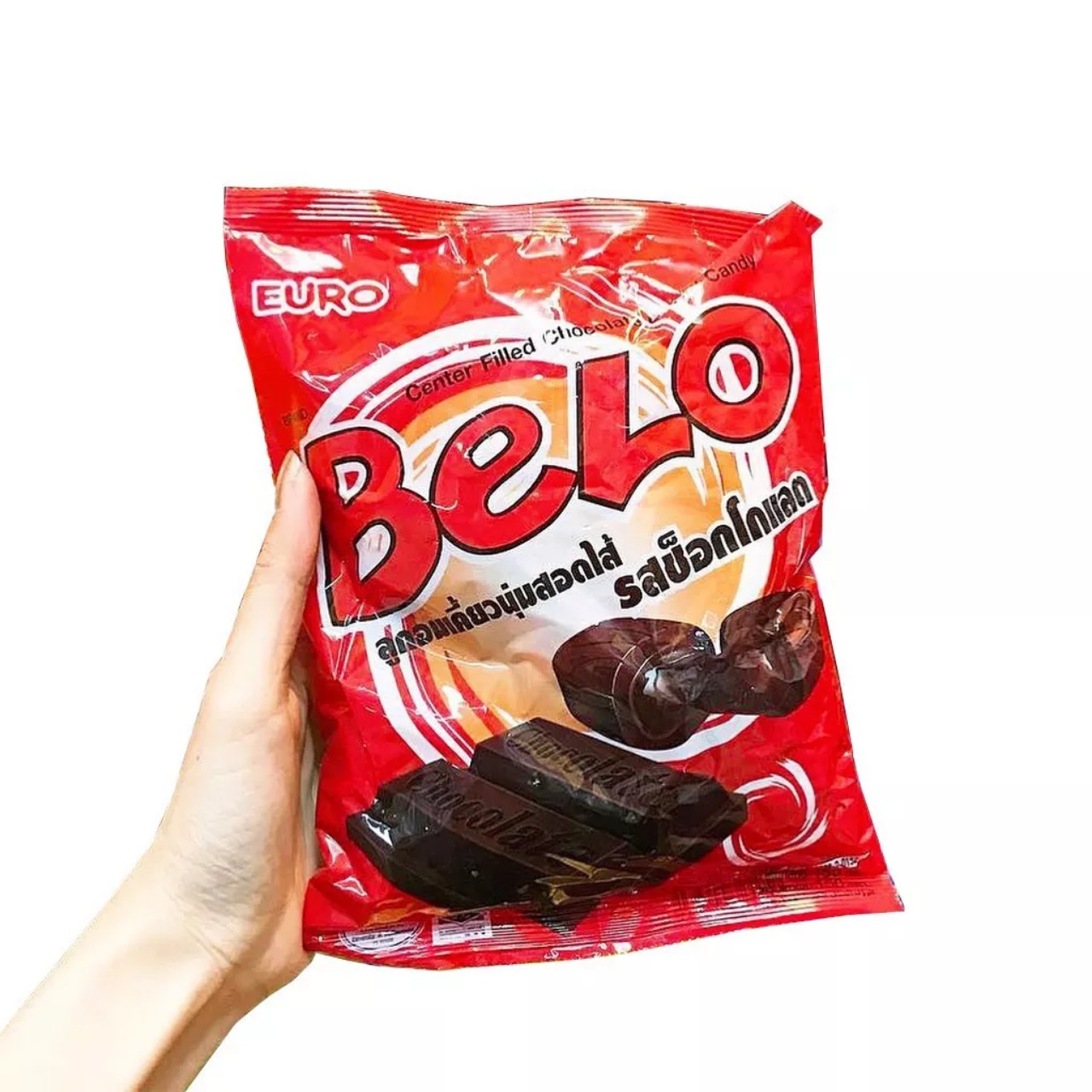 Kẹo ngon mới  Combo 250 viên Kẹo Socola Belo Cacao Chewy candy Thái Lan