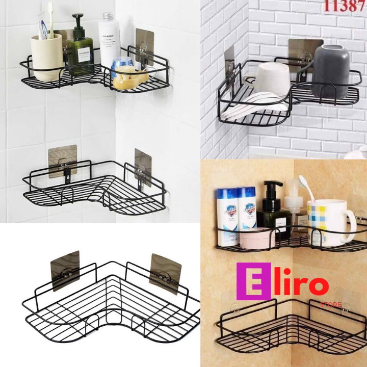 [XÃ KHO] kệ góc sắt dán tường,kệ dán tường siêu chắc không cần phải khoan KG001 - Eliro