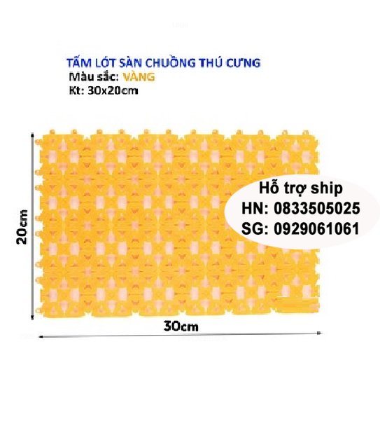 Doremiu - Tấm nhựa lót sàn chuồng chống lọt chân- có các khớp nối thành thảm nhựa lớn - 4