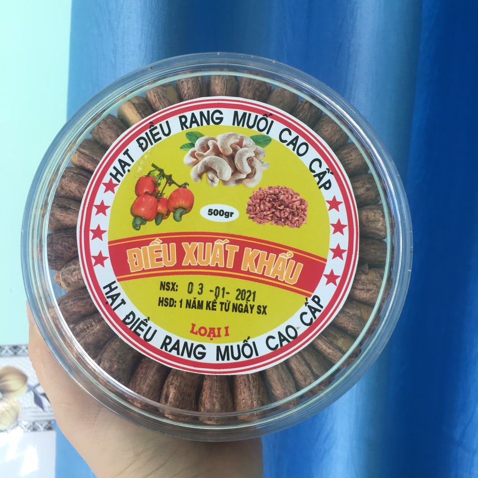 Quà tặng ngày tết [21 chốt đơn ] Hạt điều rang muối ( giảm 5-10 %, miễn phí vận chuyển)