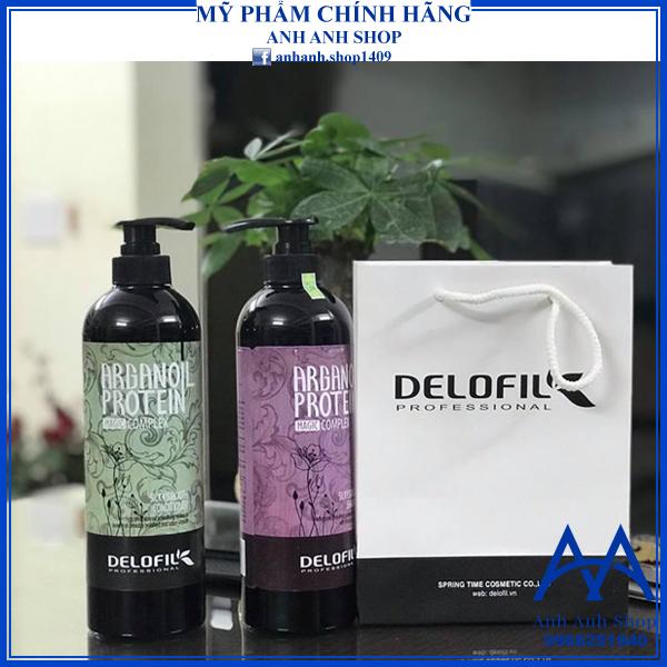 [CHÍNH HÃNG] DẦU GỘI/XẢ GIẢM GÀU MỀM MƯỢT DELOFIL 800ml/chai