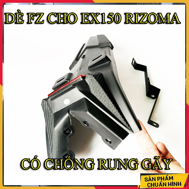 DÈ FZ KIỂU ĐẶC BIỆT RIZOMA GẮN EXCITER 150 –CÓ PÁT CHỐNG GÃY VÀ RUNG