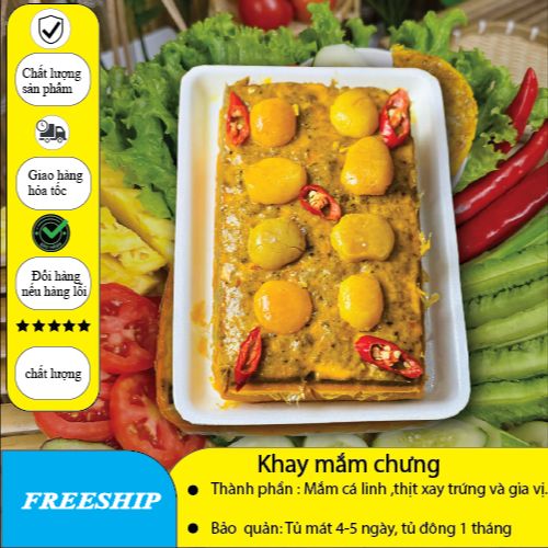 Mắm khay trứng muối 850gr (Bếp Chú 7)