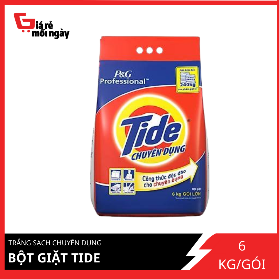 Bột Giặt Tide Trắng Sạch Chuyên Dụng