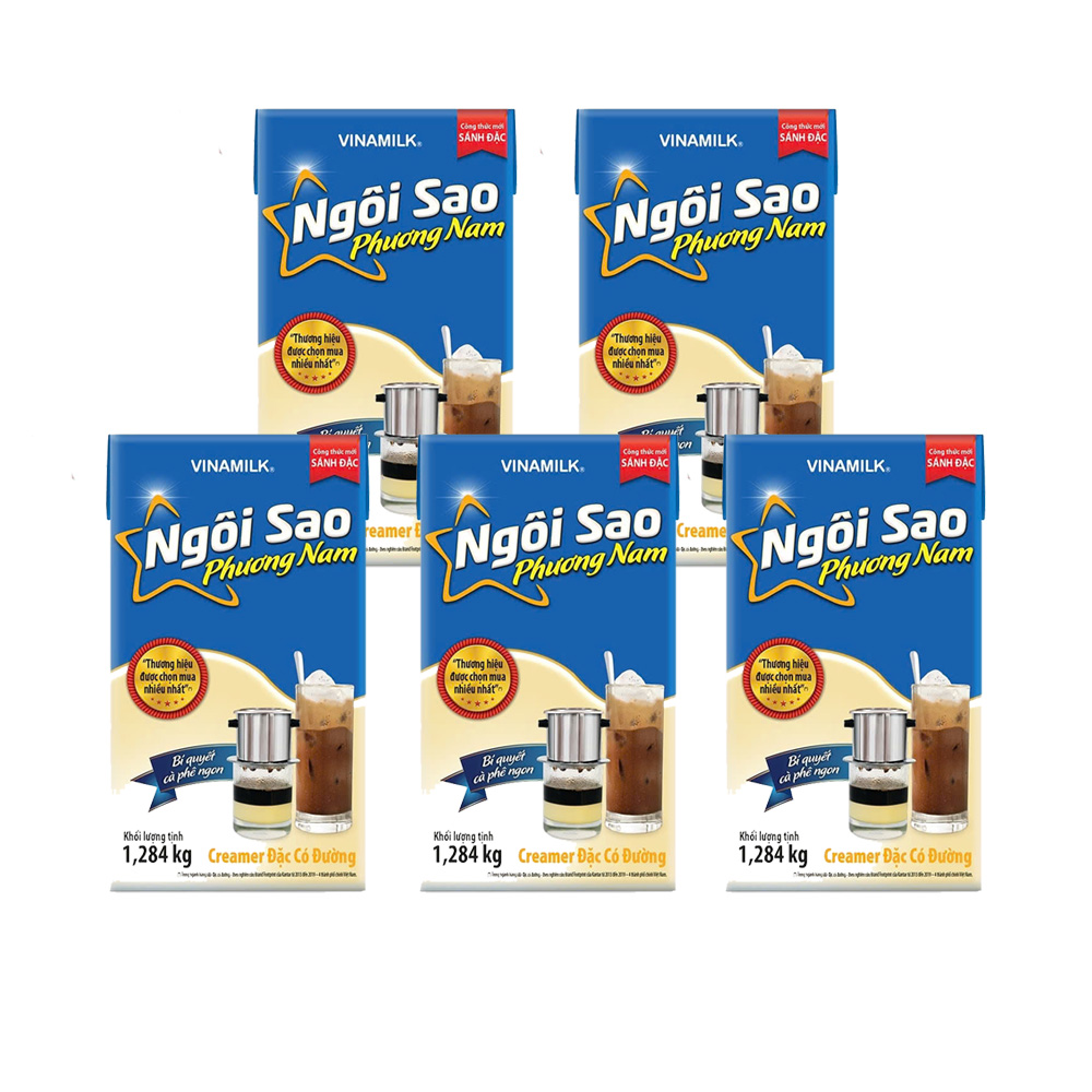 Combo 05 Hộp Sữa đặc Vinamilk Tài Lộc  / NGÔI SAO 1284g - 2
