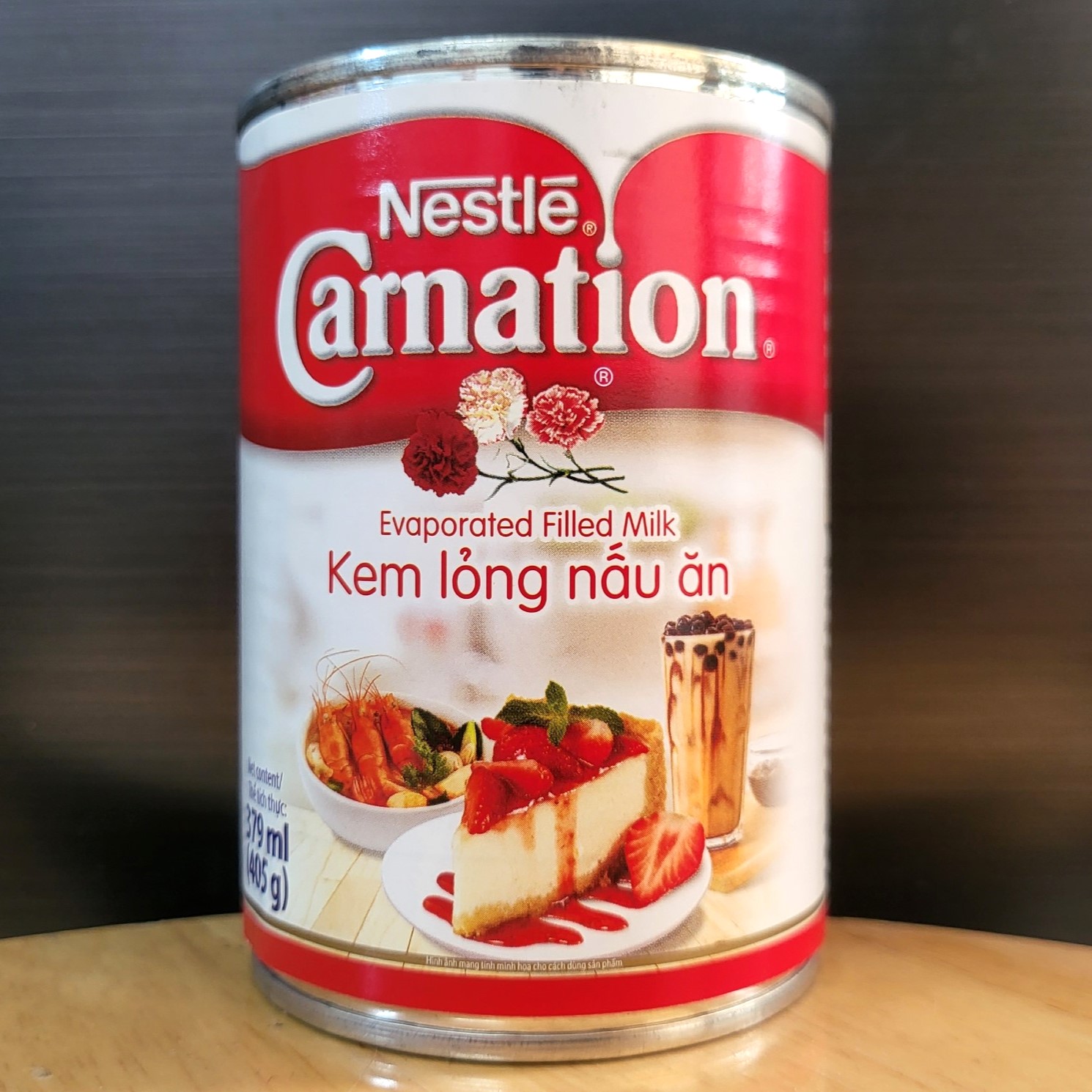 NESTLE - Lon 379ml - KEM LỎNG NẤU ĂN / THÁI LAN / CARNATION Evaporated Filled Milk (HALAL)