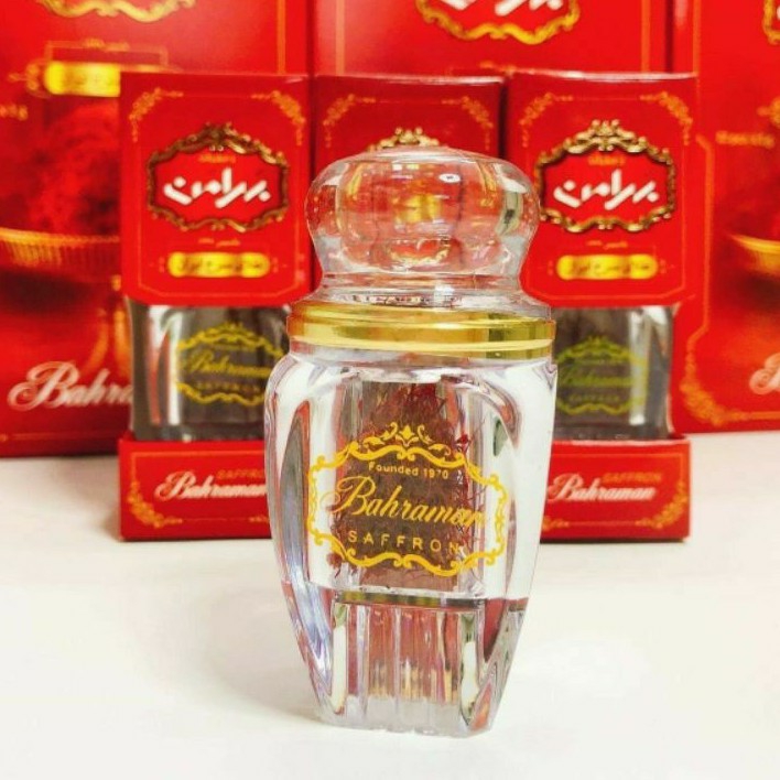 [HCM]Saffron Nhụy Hoa Nghệ Tây Thượng Hạng Iran Bahraman (Hộp 1gr)- Sợi Dài