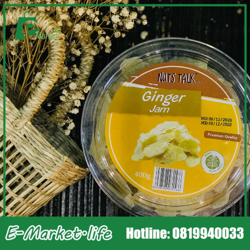 [HCM]Mứt gừng Nutstalk 400 g