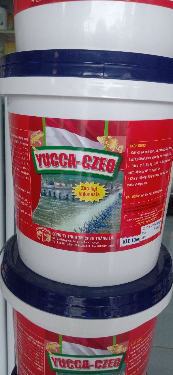 Yucca zeo xử lý môi trường và đáy ao nuôi xô 10kg - 299