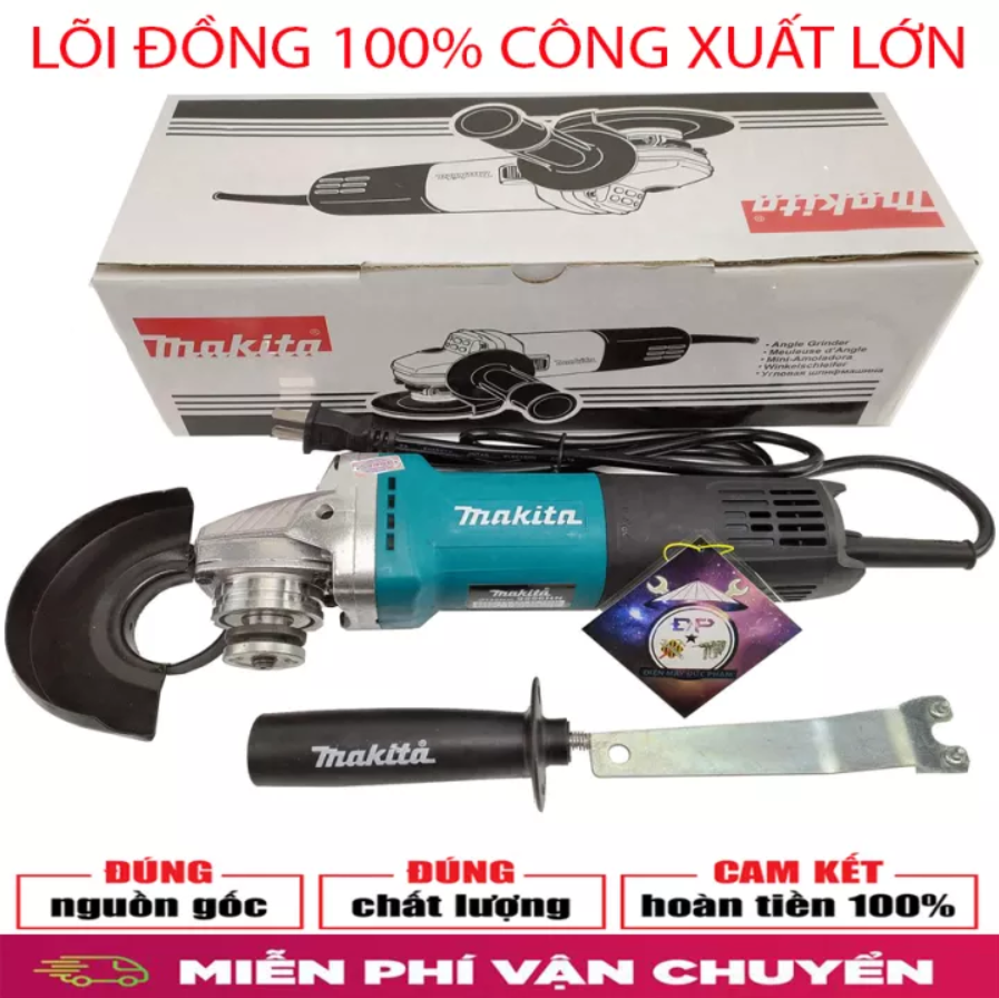 Máy mài makita máy mài makita chính hãng 840w : cắt gạch cắt sắt...vv.tích hợp đa năng cắt và mài an toàn khi sử dụng- bảo hành 1 năm