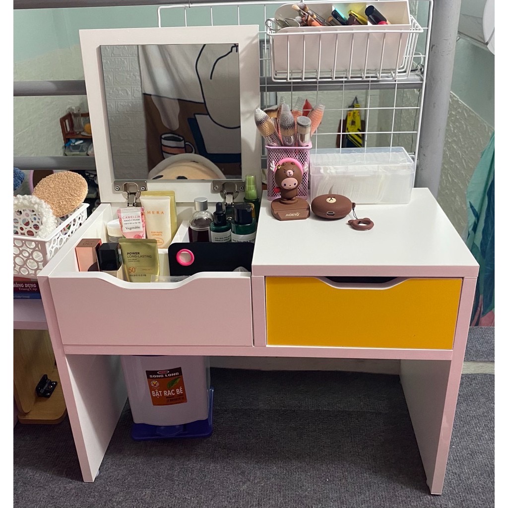 Bàn Trang Điểm Bàn Phấn Ngồi Bệt Cho Các Cô Nàng Bận Rộn GP69