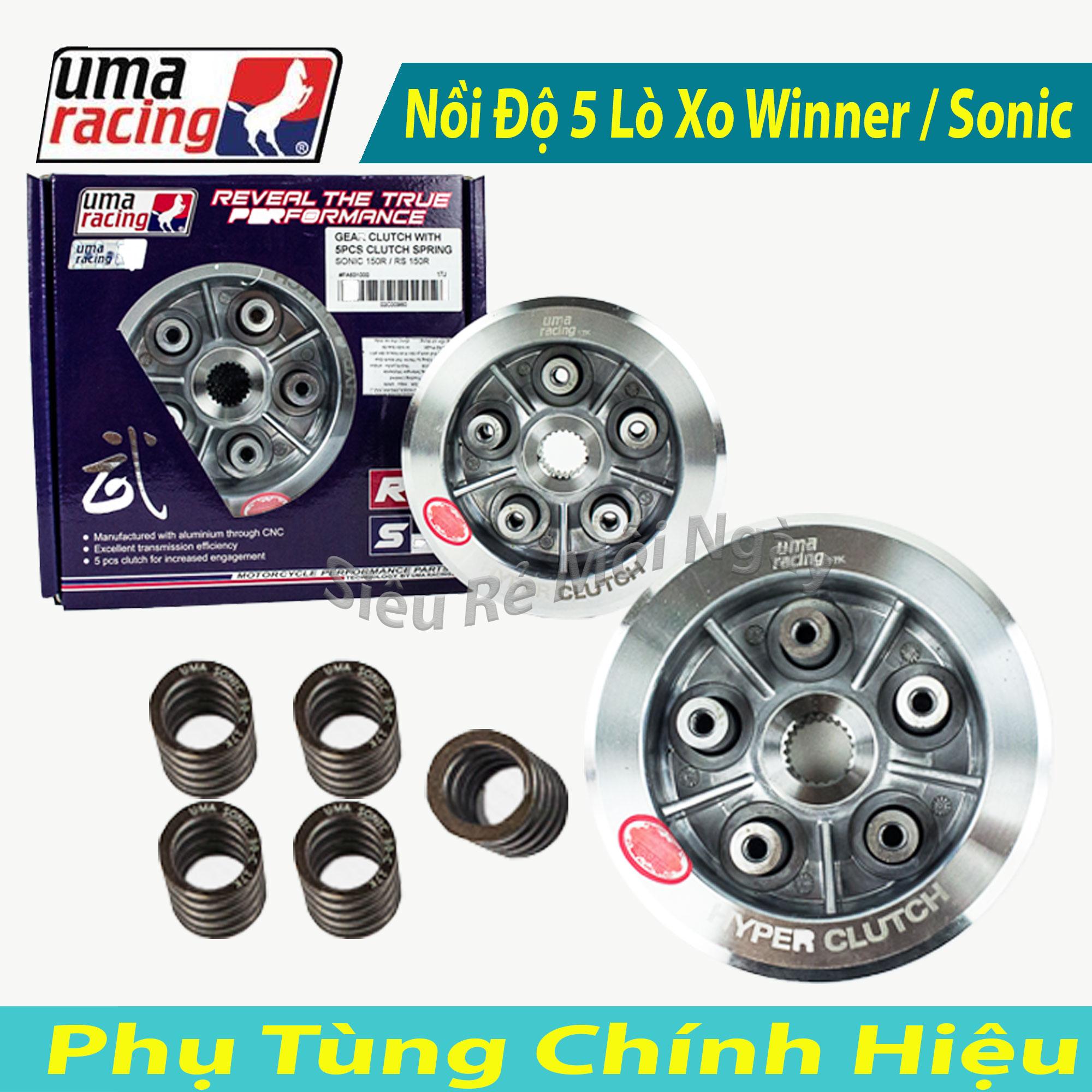 [HCM]Bộ Nồi Độ Uma Racing 5 Lò Xo Dùng Cho Winner 150cc Sonic 150cc