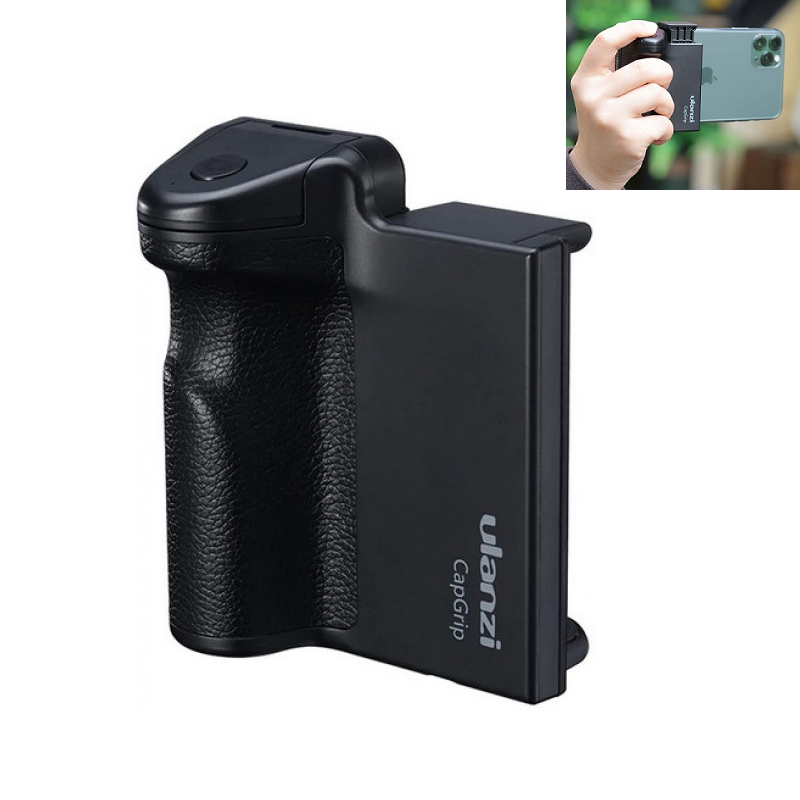 Phụ kiện Vlog - Đế Grip không dây cầm tay cho điện thoại Ulanzi Bluetooth Shuttergrip