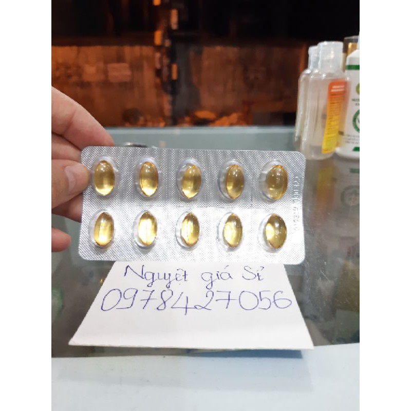 Viên vitamin e tròn vỉ 10 viên