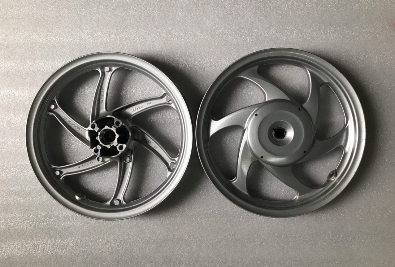 Mâm vành đúc vision chính hãng ráp lên zin không chế cháo cho honda vision các đời và air blade dưới 2019 xuống