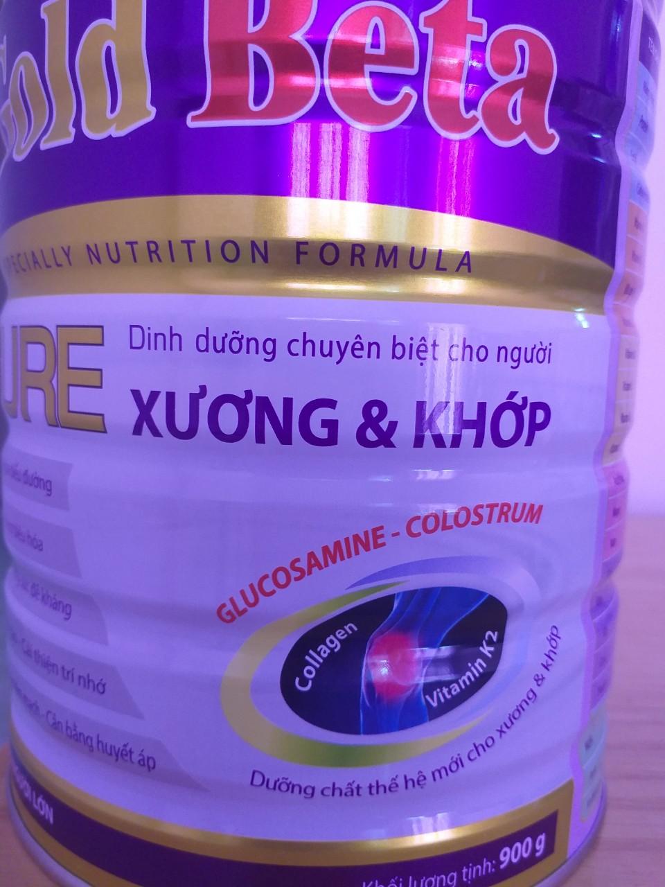 Sữa Gold Beta -dinh dưỡng chuyên biệt cho xương và khớp
