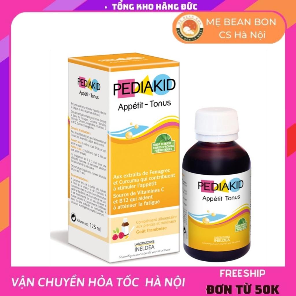 Vitamin cho bé Pediakid Appétit Tonus Pháp 125ml dành cho trẻ biếng ăn, chậm lớn giúp bé ăn ngon sản phẩm cho trẻ 6 tháng tuổi trở lên - mẹ bean bon