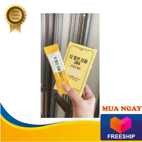 Thạch Nghệ Collagen Nano Curcumin Jelly 365 Vị Xoài Hàn Quốc hàng chính hãng