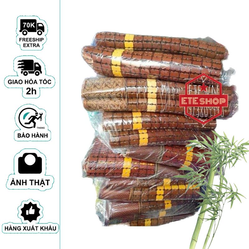 Chiếu trúc hạt, chiếu tre tự nhiên, điều hòa nằm mát, an toàn, bền sạch, nhiều kích thước