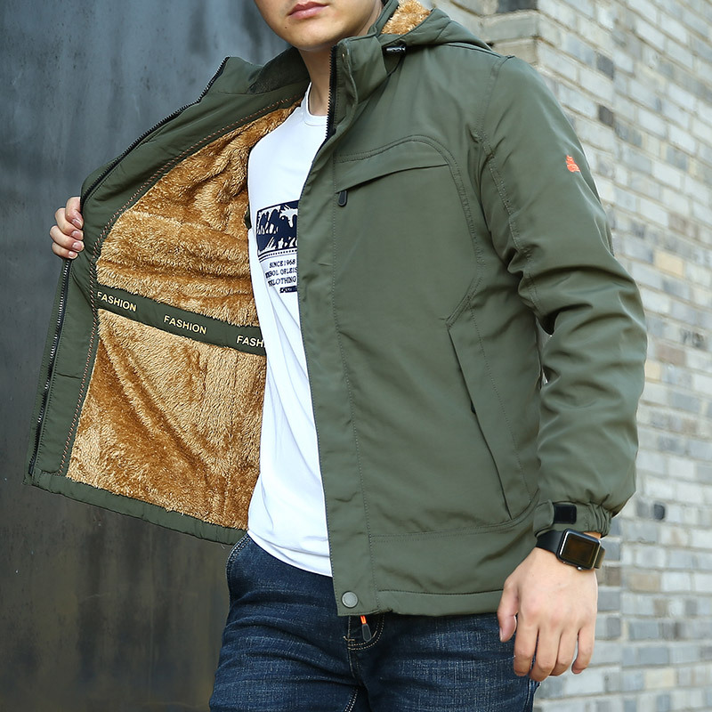 Áo khoác nam đại hàn, 3 lớp lót lông siêu ấm, áo khoác chống nước, giữ nhiệt