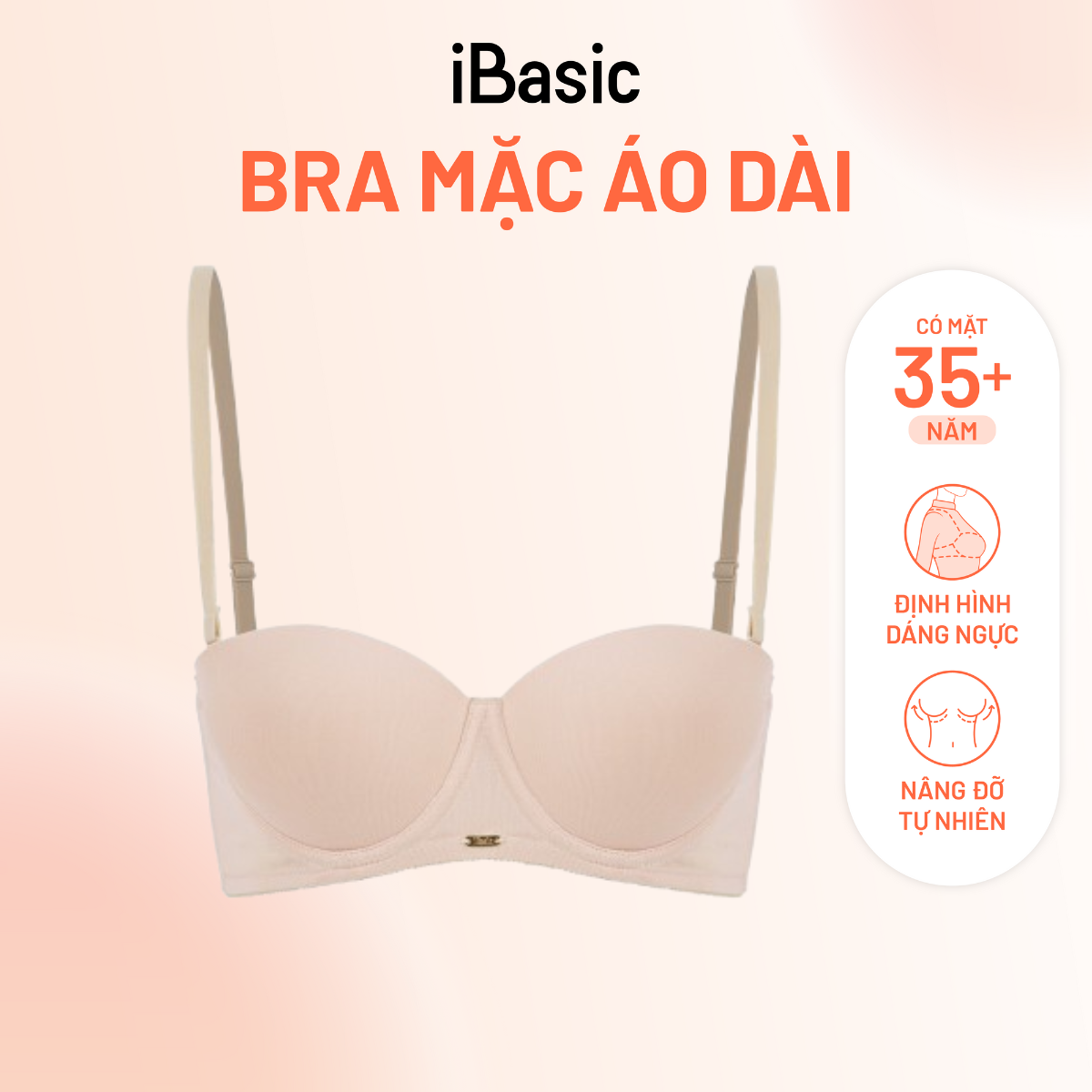  Áo ngực có gọng iBasic mút mỏng cup ngang BRAW162 