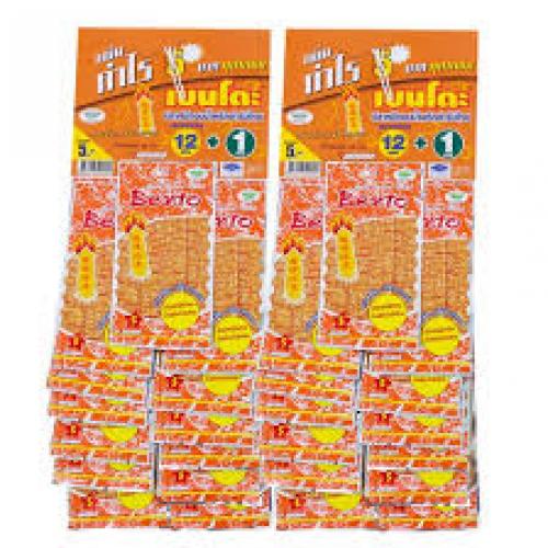 Mực Bento màu cam cay vừa gói nhỏ 5g dây 13 gói Thái Lan