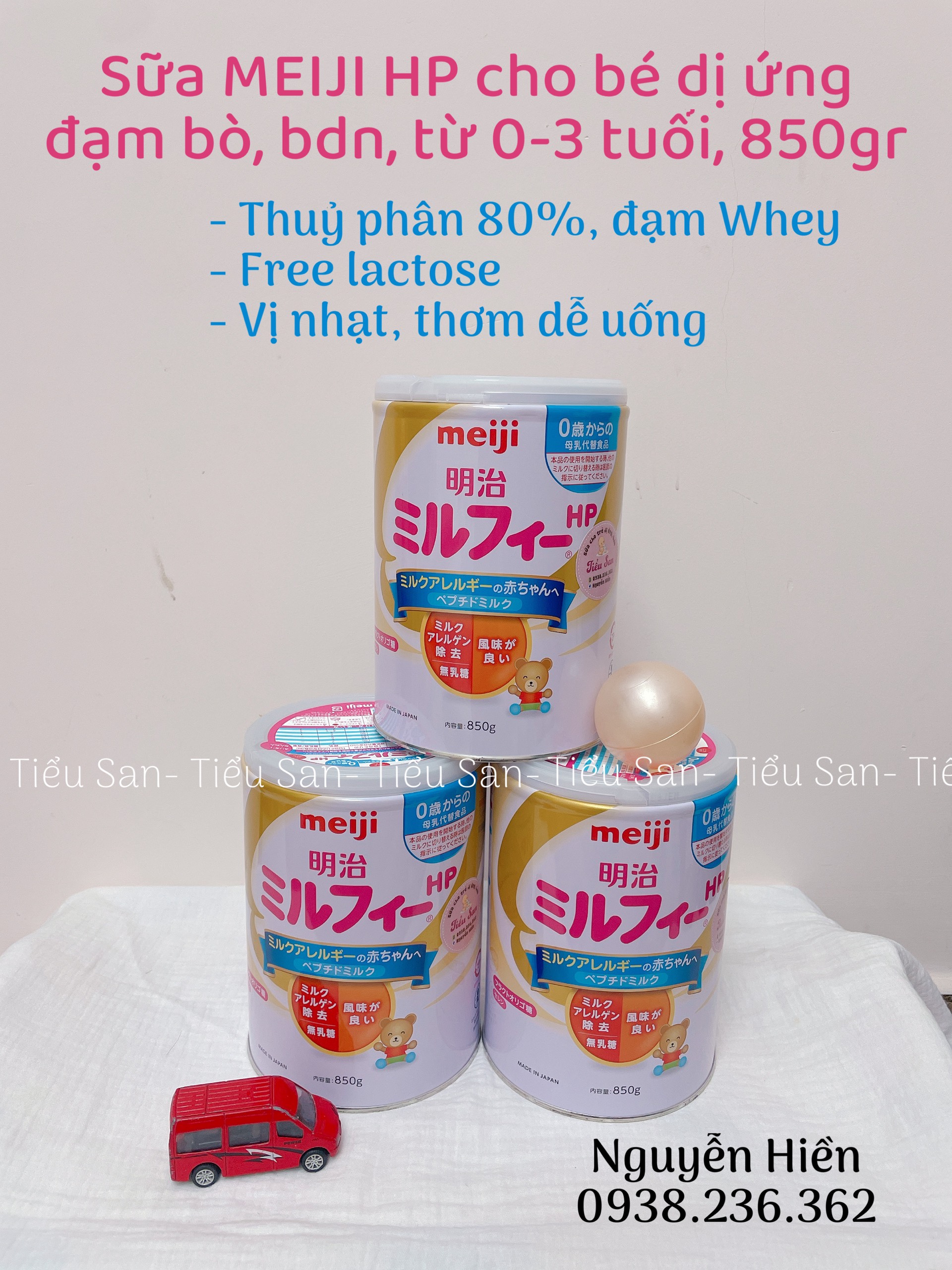 Sữa meiji meji hp cho bé dị ứng đạm bò 850gr