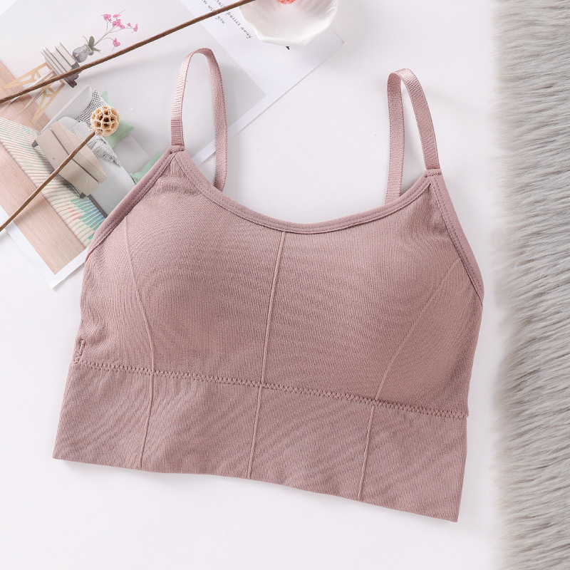 Áo bra tập gym 2 dây cotton thể thao yoga nâng ngực cao cấp không gọng thoải mái AL52