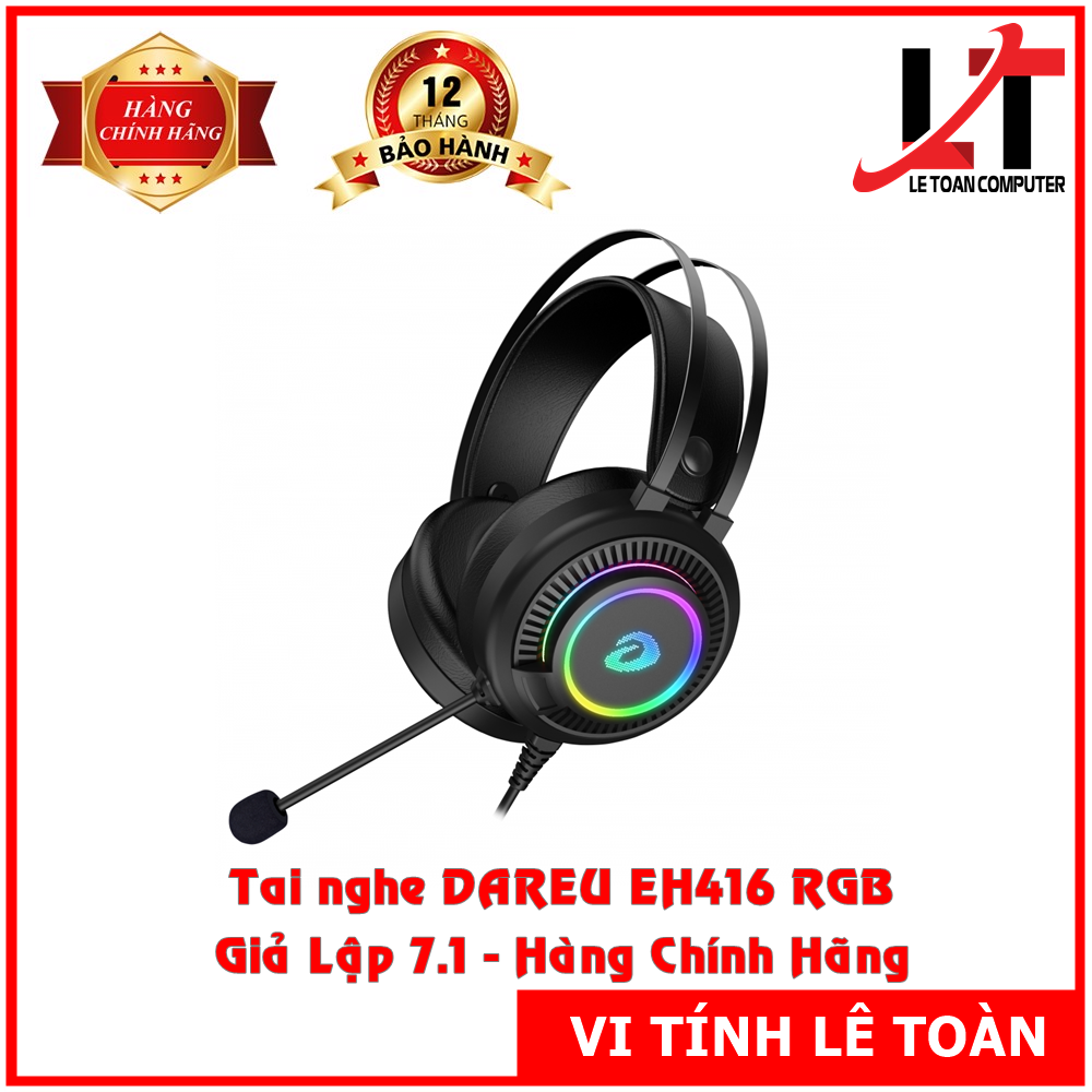 Tai nghe dareu eh416 rgb 2020 giả lập 7.1 chính hãng