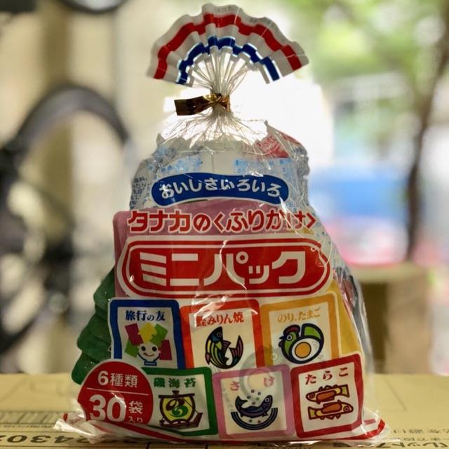 Gia vị rắc cơm Tanaka Furikake 30 gói Nhật (Date 09/2022)