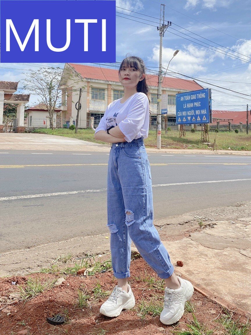 [ VIDEO CÀO CẤU ] QUẦN BAGGY JEAN NỮ XẺ NỮA ĐĨA CHÉO RÁCH 2 GỐI TO FORM CHUẨN LAI CUỐN MÀU XANH NHẠT CAI CẤP MUTI VẢI MỀM MỊN SIÊU XỊN SÒ, SIÊU HOT TREND