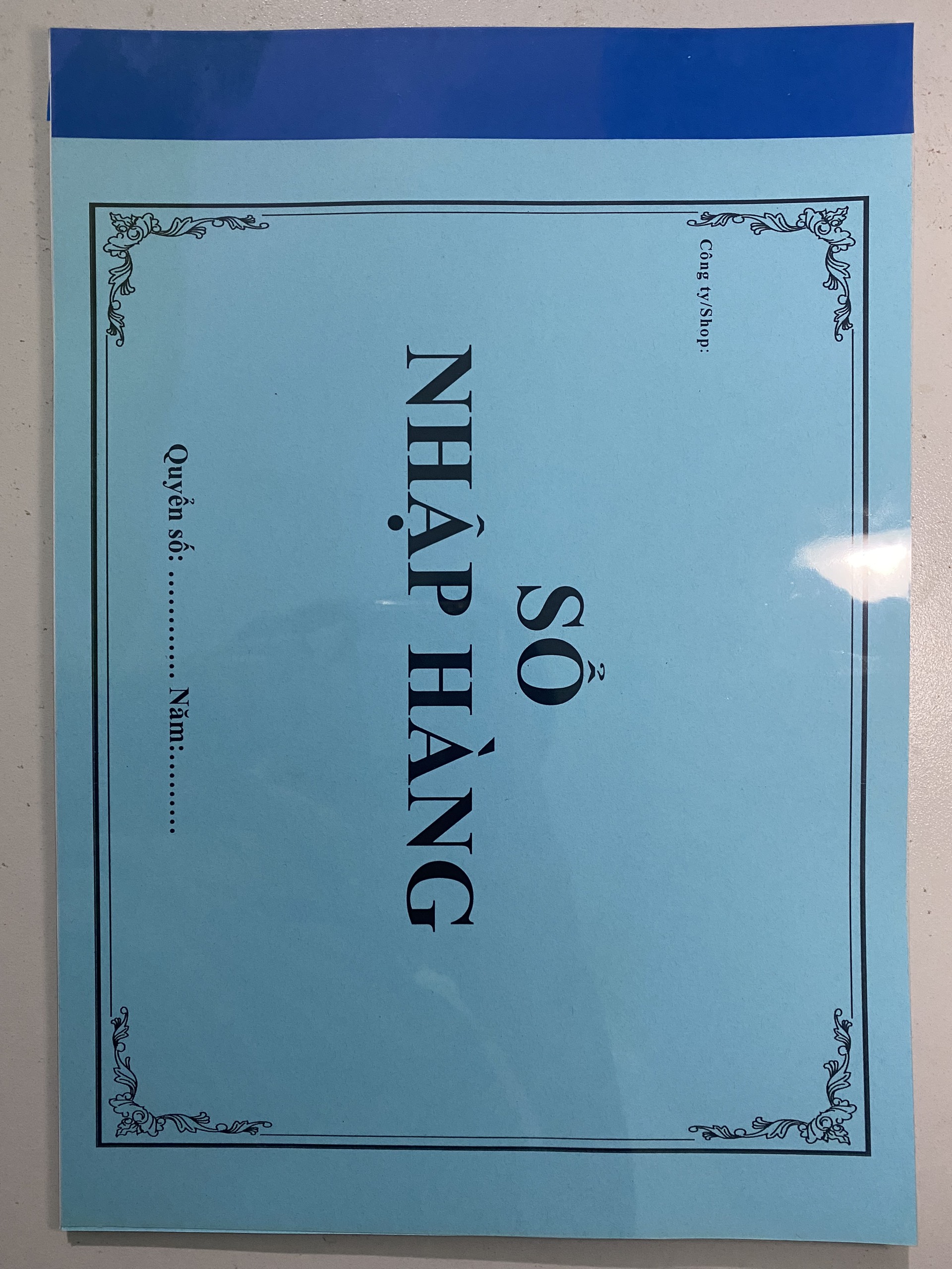 Sổ nhập hàng a4 100 trang - giấy đẹp