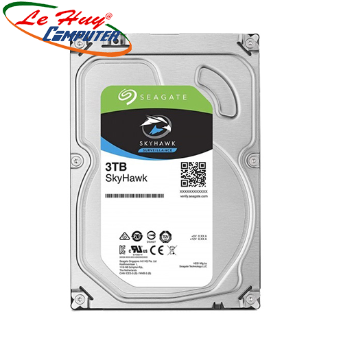 Ổ cứng hdd seagate skyhawk 3tb 3.5" sata chính hãng