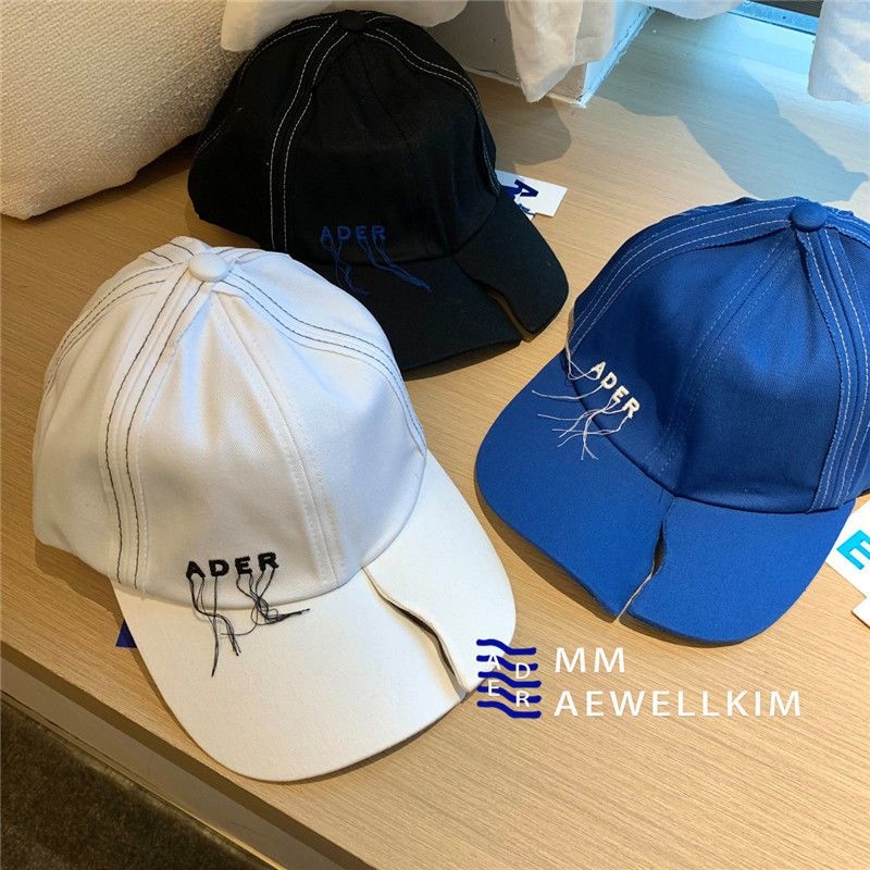 Ader error hat 2022 new klein blue tassels letters cracked cap and baseball cap nón kết nam mũ lưỡi trai nam nón snapback nam