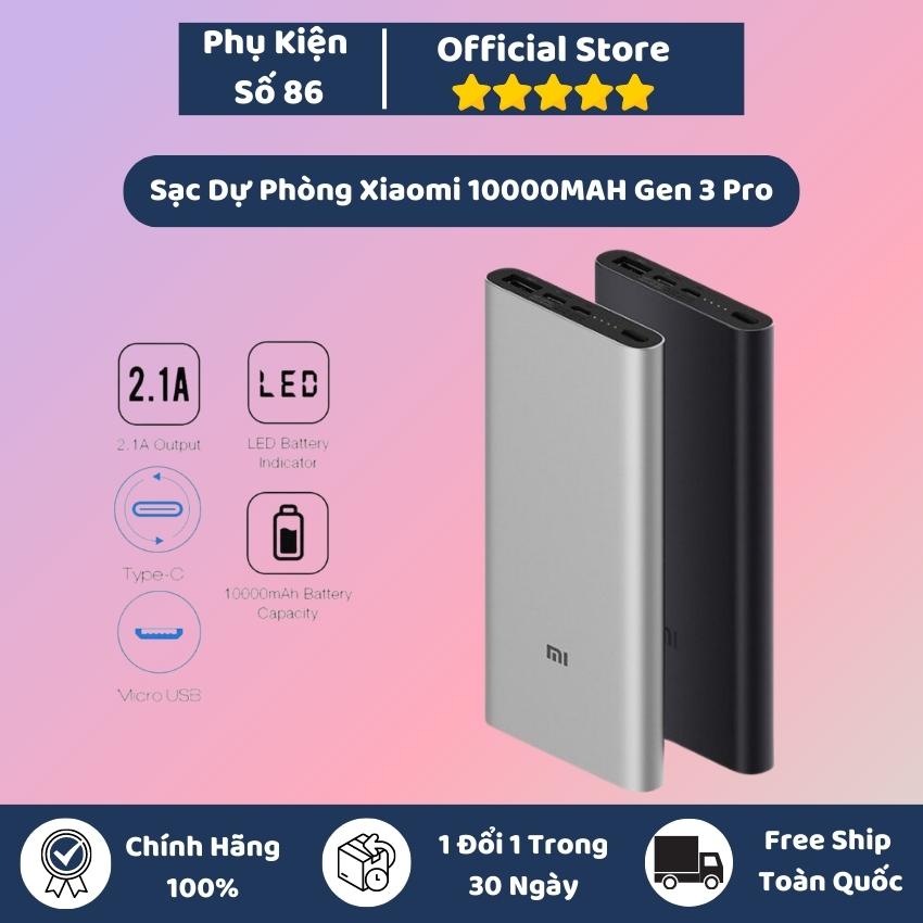{ SALE SẬP SÀN } Sạc Dự Phòng Xiaomi Gen 3 18W 10000/20000mAh cổng USB, type C Fast Charge Power Bank - Chất Lượng Cao, Cam Kết Sản Phẩm Nhận Được Như Hình, Độ Bền Cao ( BẢO HÀNH 12 THÁNG )