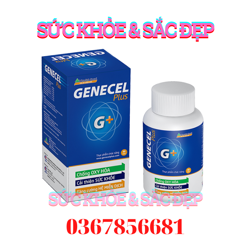 GENECEL Plus của Vinalink Group - Tăng cường sức đề kháng, hệ miễn dịch – 60 viên