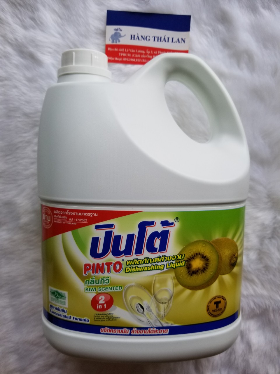 Nước rửa chén pinto thái lan 3800ml- hương kiwi