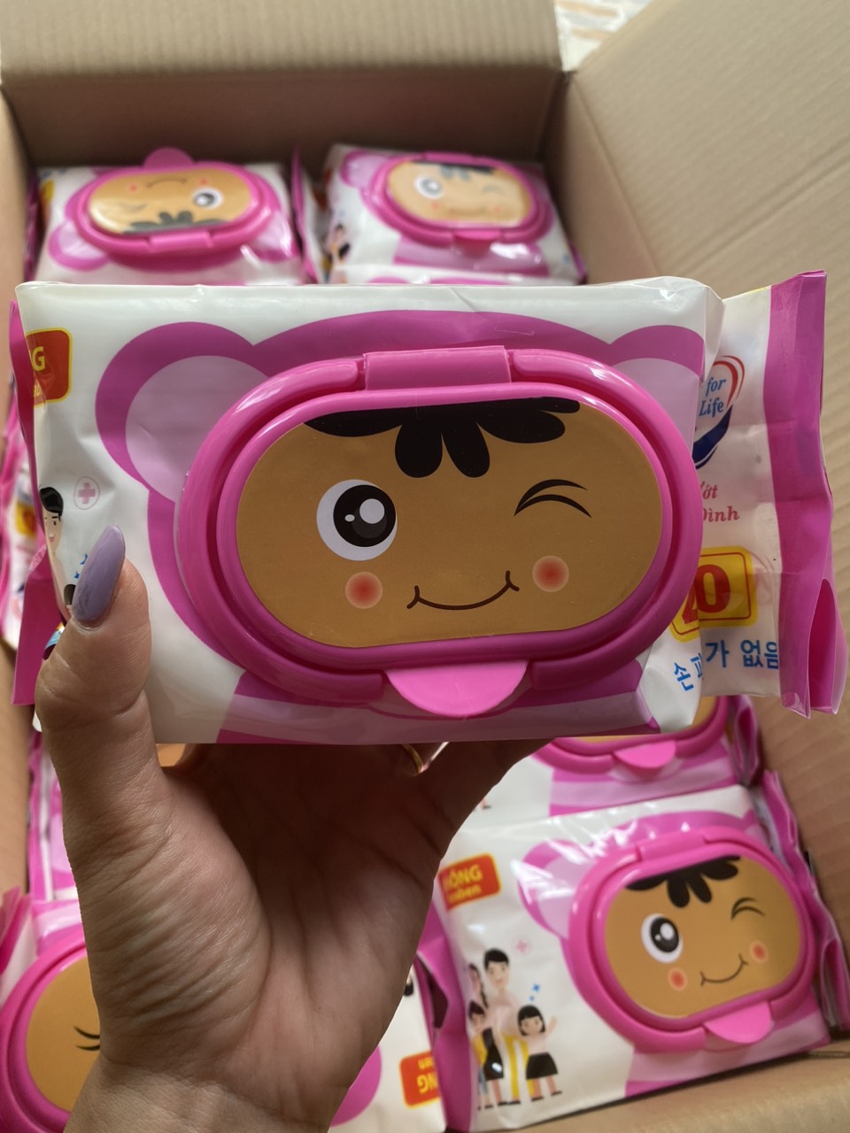 Khăn ướt gấu không mùi 250g