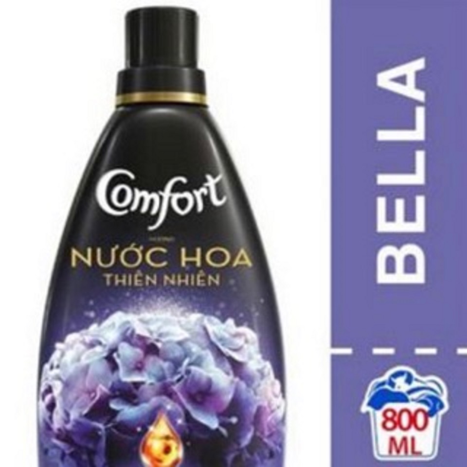 Nước xả vải comfort hương nước hoa bella chai 800ml