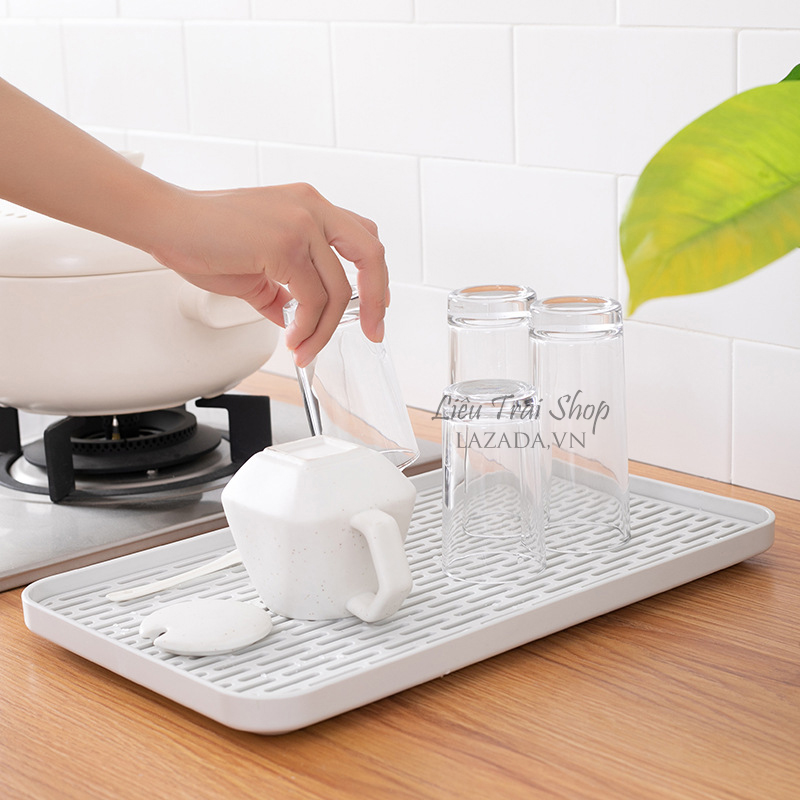 Khay úp cốc ly chén bộ ấm chén bát khay đựng cốc ly chén khay để ly cốc bộ ấm trà