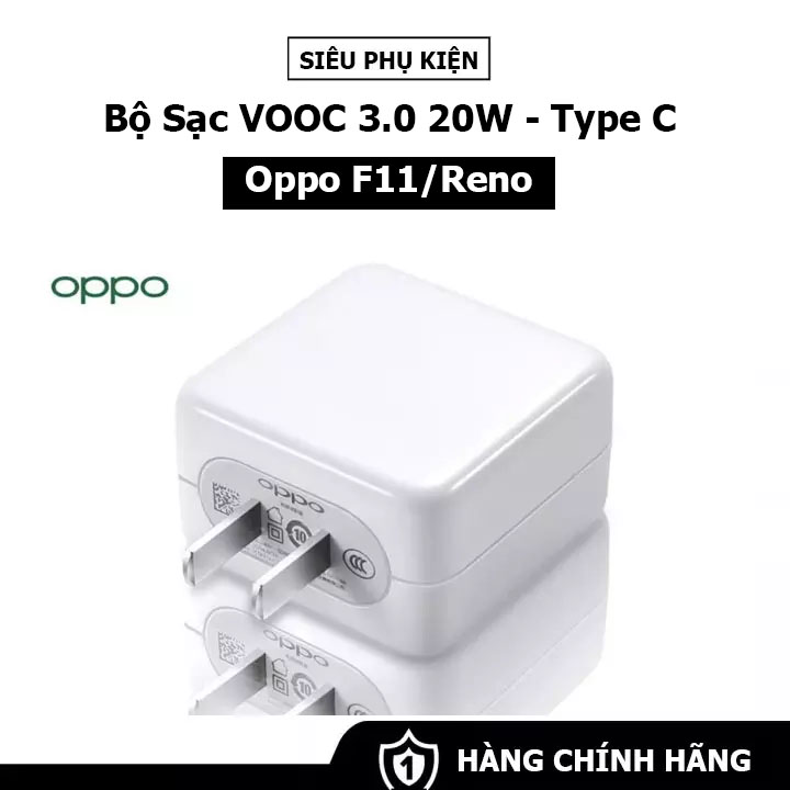 Củ Sạc Nhanh VOOC 3.0 OPPO F11/F11 Pro/ Reno 20W - 5V/4A