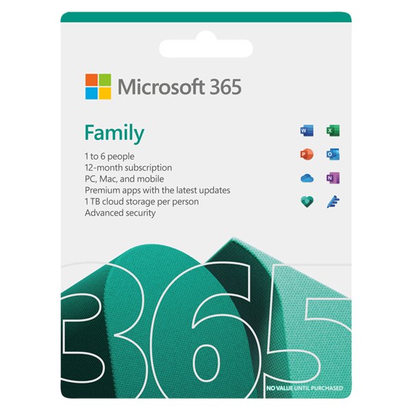 Mirosoft Office 365 | Onedrive 1TB | Gói chia sẻ 1 người dùng | 5 thiết bị | 12 tháng