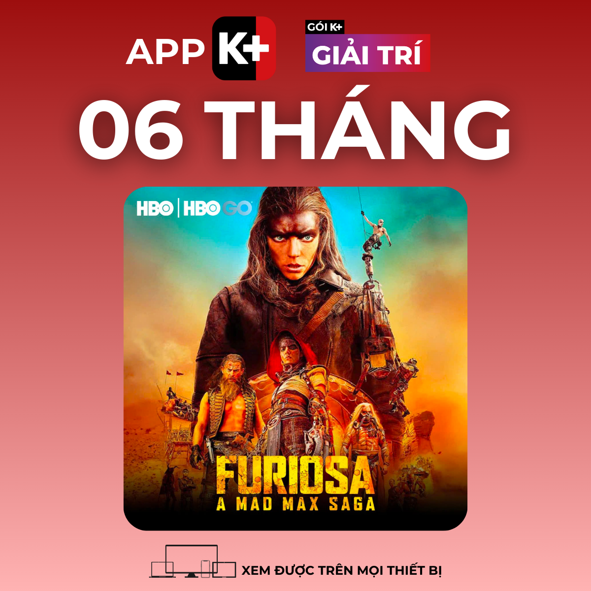 APP K+ Gói Giải Trí 06 tháng - Xem phim Trung, Hàn mới nhất & Kho bom tấn HBO GO