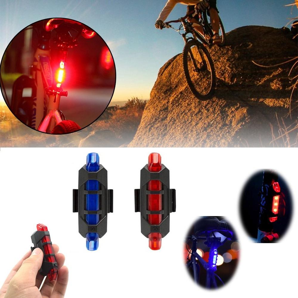 Đèn hậu - đèn led xe đạp chống nước sạc usb thông minh