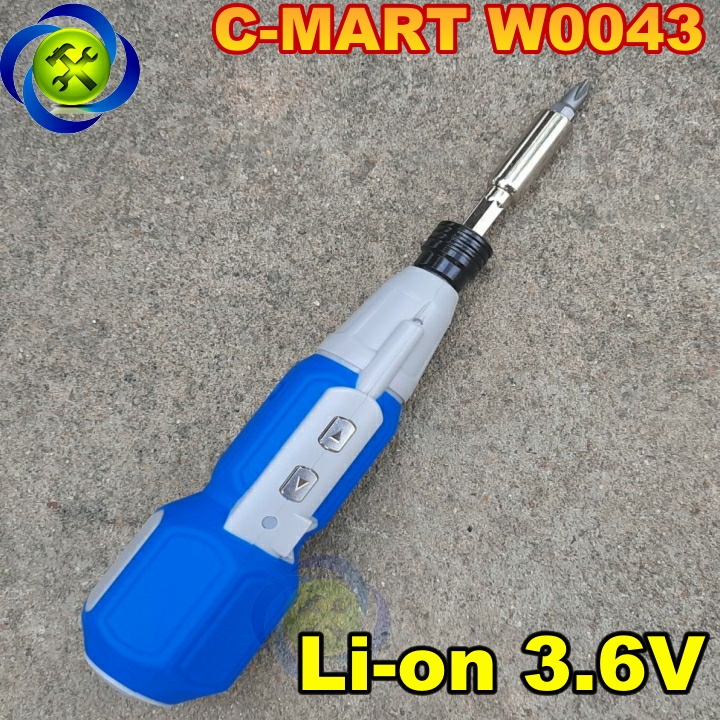 Vít tự động sử dụng pin sạc c-mart w0043 pin li-on 3.6v